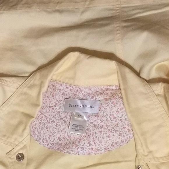 Susan Bristol embroidery cotton jacket sz med - Picture 4 of 6